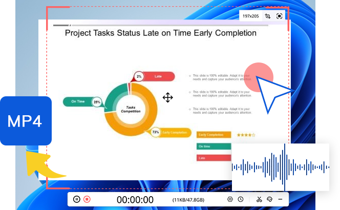 Record All Activities on Your PC Screen to MP4 Videos