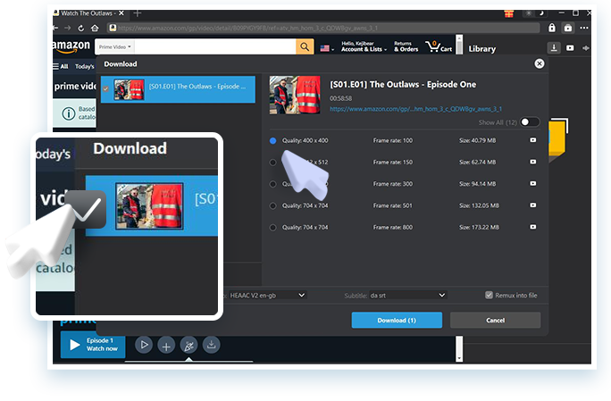 Amazon Downloader Step3