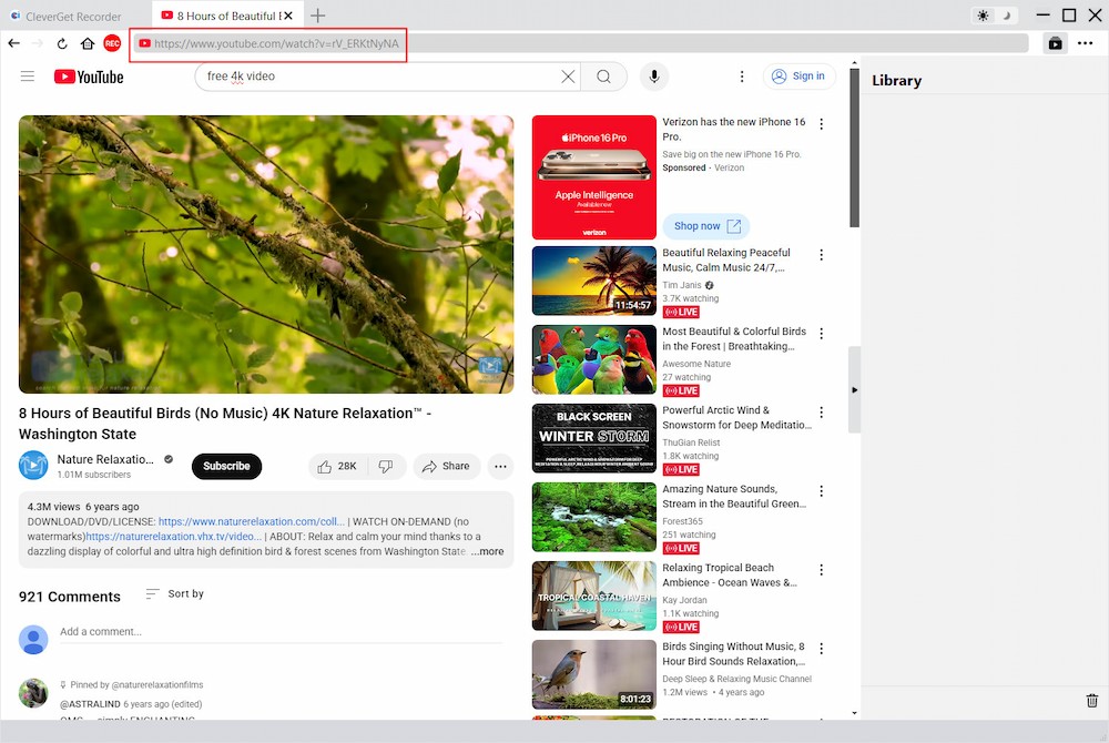 CleverGet Recorder Step2
