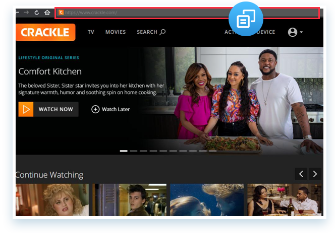 Crackle Downloader Step1