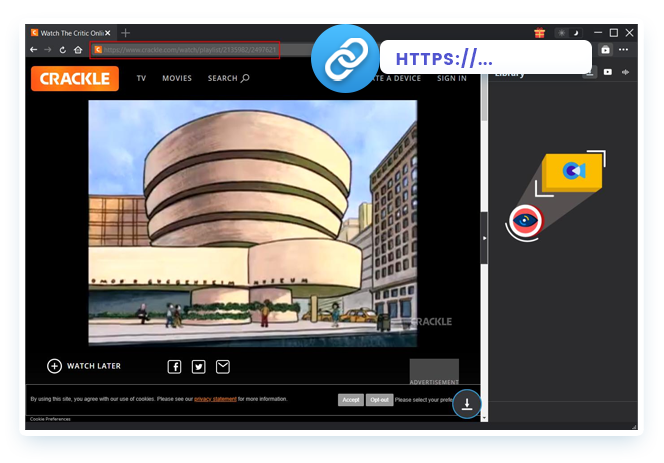 Crackle Downloader Step2
