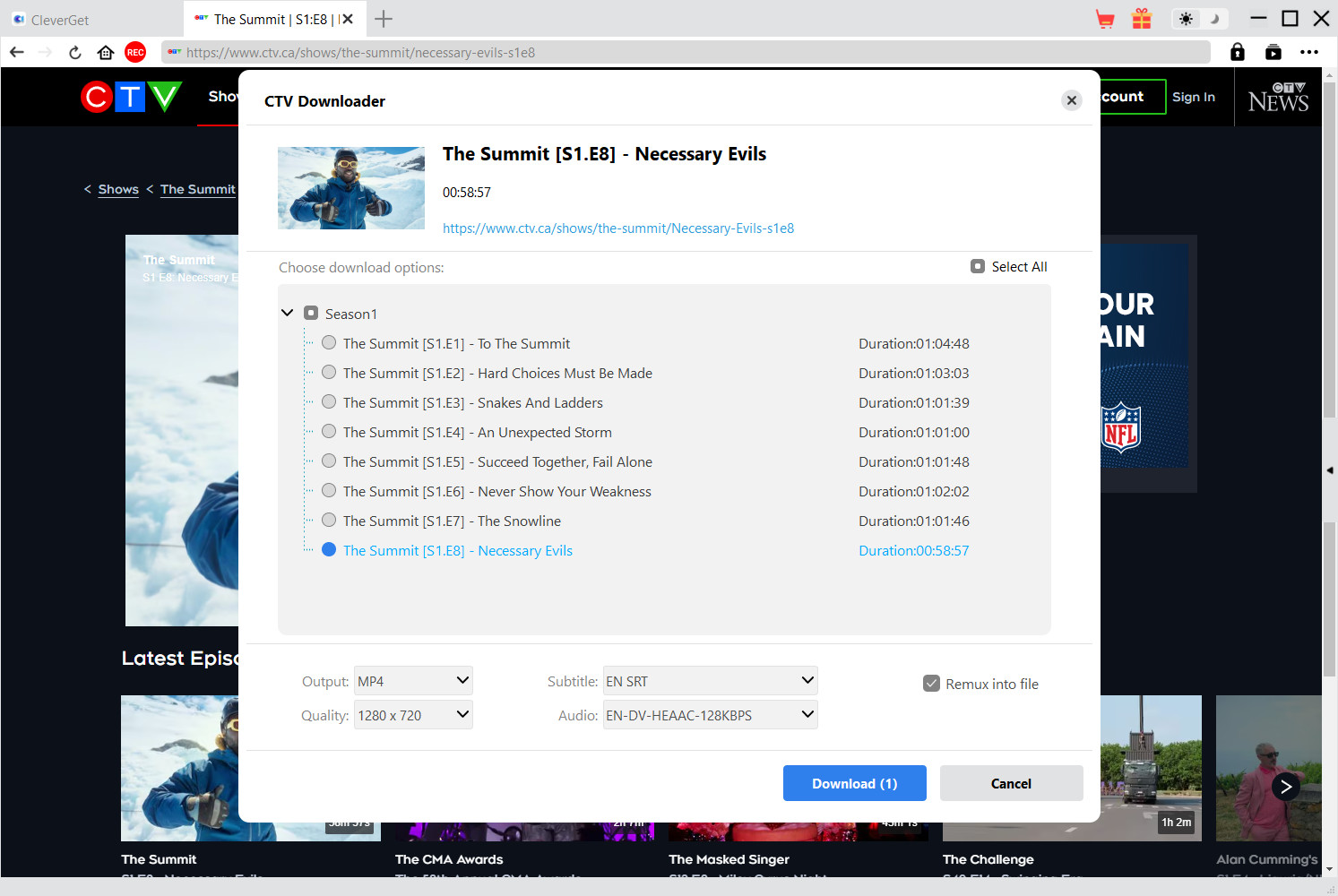 CTV Downloader Step3