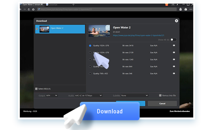 Joyn Downloader Step4