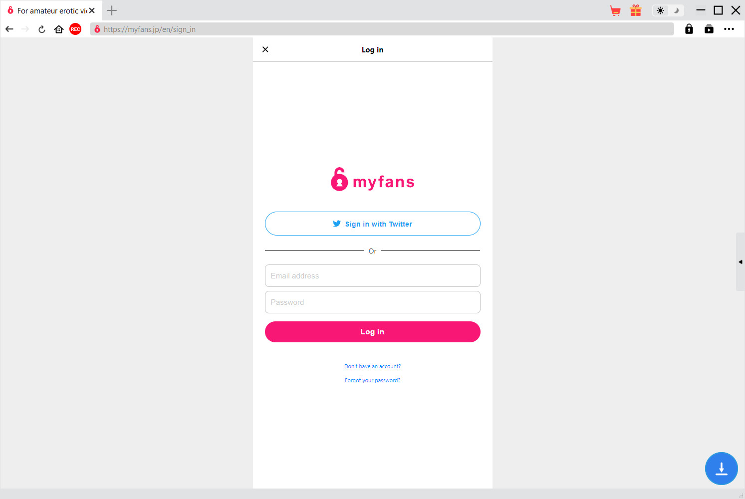 MyFans Downloader Step1
