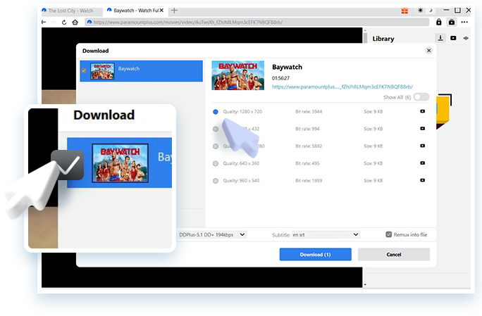 Paramount Plus Downloader Step3