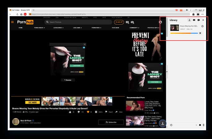 Pornhub Downloader Step4