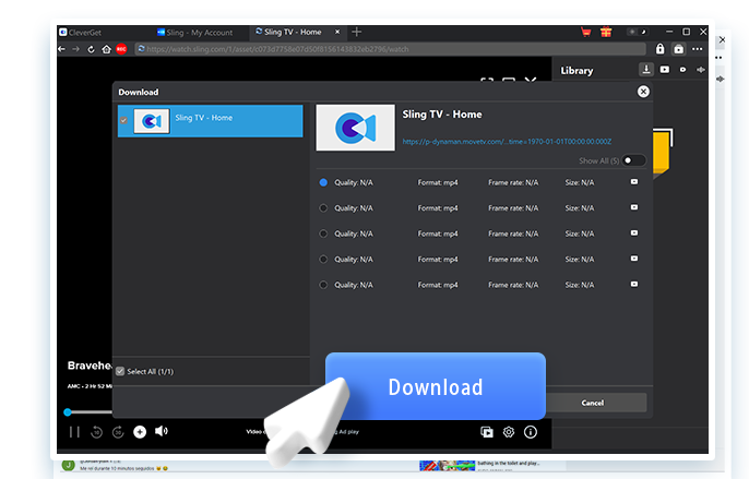 Sling Downloader Step5