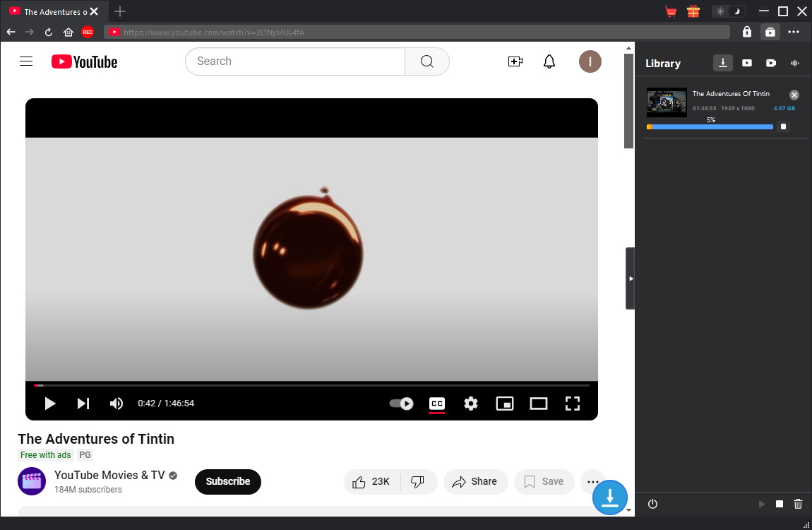 YouTube Movies Downloader Step4