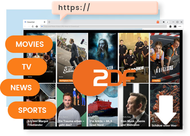 ZDF Downloader features